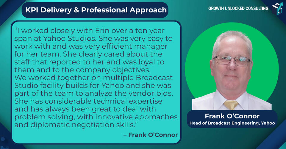 Head of Broadcast Engineering at Yahoo